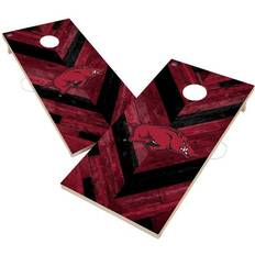 Victory Tailgate Arkansas Razorbacks Herringbone Design Cornhole Set