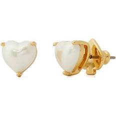 Kate Spade My Love Heart Studs - Gold/Pearl