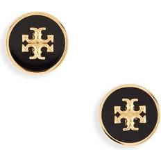 Tory Burch Kira Circle Stud Earring - Gold/Black