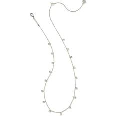 Kendra Scott Amelia Chain Necklace - Silver/Transparent