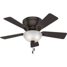 Hunter low profile ceiling fan 42 Hunter Haskell Low Profile with Light 42"