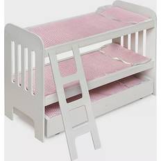 Badger Basket Trundle Doll Bunk Bed With Ladder & Personalization Kit