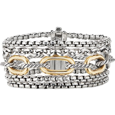 David Yurman Multi-Row Chain Bracelet - Yellow Gold