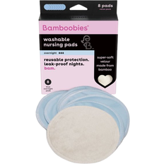 Bamboobies Overnight Reusable Nursing Pads 4-pack Multicolor