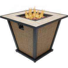 Metal Fire Pits & Fire Baskets Sunnydaze Reykir Outdoor Fire Pit