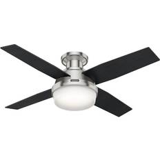 Ceiling Fans Hunter Dempsey Low Profile with Light 44"