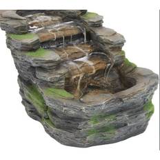 Garden & Outdoor Environment Sunnydaze Shale Falls Outdoor Fountain