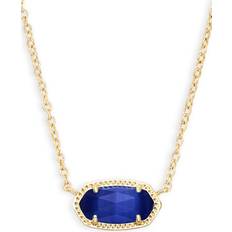 Gold Plated Necklaces Kendra Scott Elisa Pendant Necklace - Gold/Blue