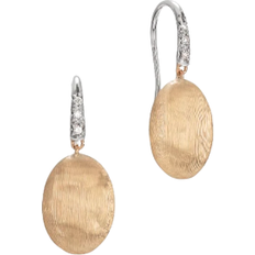 Marco Bicego 18K Yellow Gold Siviglia Diamond Drop Earrings Exclusive