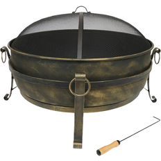 Metal Fire Pits & Fire Baskets Sunnydaze Decor Cauldron Fire Pit 40"