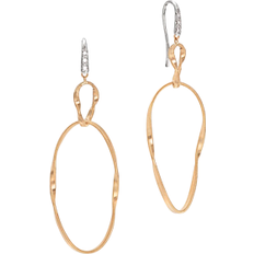 Marco Bicego 18K Yellow Gold Onde Double Link Hook Earrings