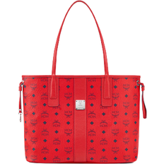 MCM Totes & Shopping Bags MCM Reversible Liz Visetos Shopper Medium - Red/Candy Red