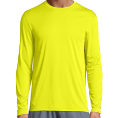 Hanes Sport FreshIQ Cool DRI Long Sleeve T-shirt Men - Safety Green