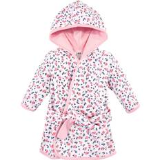 Hudson Baby Cotton Rich Bathrobe - Blue Pink Floral