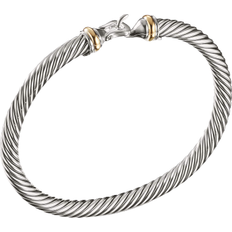 David Yurman Women Jewelry David Yurman Cable Classic Buckle Bracelet - Silver/Gold