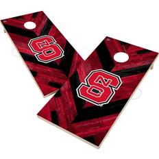 Victory Tailgate NC State Wolfpack Herringbone Design Cornhole Board Set