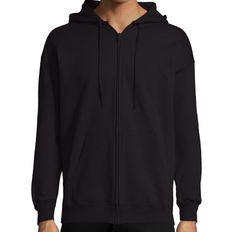 Hanes Ultimate Cotton Heavyweight Full Zip Hoodie - Black