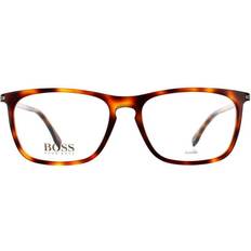 HUGO BOSS Rectangular Havana 90031100 Brown One Size