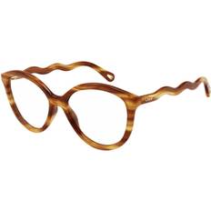 Briller & Læsebriller Chloé Unisex Elegant Uld Ovale Solbriller One Size