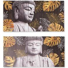 Tavla buddha Dkd Home Decor Tavla Buddha (80 x 1.8 x 40 cm) (2 pcs) Tavla