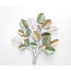Dkd Home Decor Vægdekoration Metal Grøn (102 x 7 x 108.6 cm) Vægdekorationer