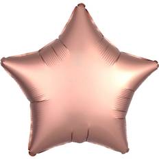 Rose Gold Balloons Amscan A3-6826 Satin Luxe Star 19"