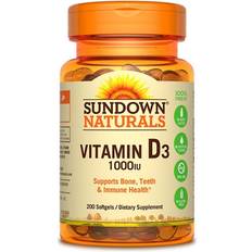 Sundown Naturals Sundown Naturals Vitamin D3 Softgels 25mcg, 200 ct False