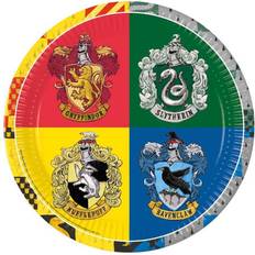 Piattini Monouso Procos 8 Piatti Harry Potter Hogwarts