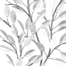 Silver Wall Decor DecMode Indoor Silver Metal Glam Floral Wall Decor