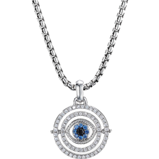 David Yurman White Gold Charms & Pendants David Yurman Evil Eye Mobile - White Gold/Diamond/Sapphire/Black