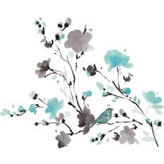 Wall Decor RoomMates RMK2687SCS Blossom Watercolor Bird Branch Peel