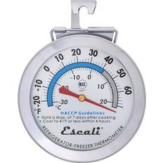 Silver Fridge & Freezer Thermometers Escali Large Dial Fridge & Freezer Thermometer