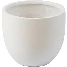 Outdoor Planter Boxes LuxenHome Round Finish Pot S