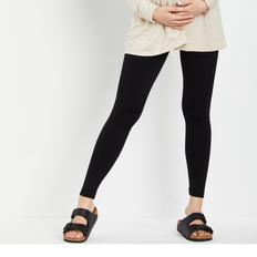 Seamless Fleece Over The Belly Maternity Leggings Black (94821-01)