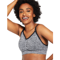 Motherhood Seamless Full Busted Clip-Down Nursing Bra (D+ Cup) Blk Spacedye