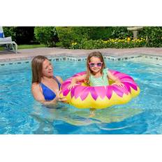 Swim Ring Poolmaster Learn To Swim Swimming Pool Baby Rider Flower Float