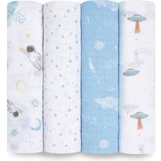 Aden + Anais Baby Blankets Aden + Anais Space Explorers Essentials Cotton Muslin Swaddle 4-pack