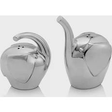 Metallo Macinapepe Nambe Elephant Salt & Pepper Shakers Macinasale, Macinapepe 8.89cm