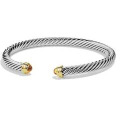 Citrine Jewelry David Yurman Cable Classics Bracelet - Silver/Gold/Orange