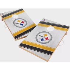 Victory Tailgate Pittsburgh Steelers Diagonal Stripe Cornhole Board Set