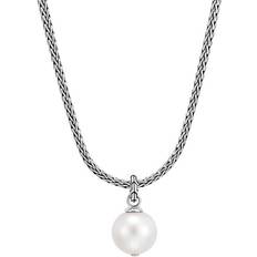 Pearl Necklaces John Hardy Pearl Pendant Necklace - Silver/Pearl