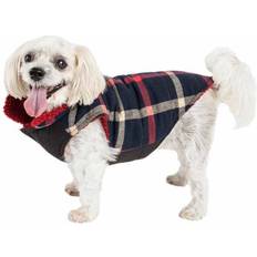 Petlife Allegiance Classical Insulated Plaid Fashion Dog Jacket X-Small