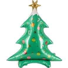 PartyDeco Ballon Géant Sapin 94 cm