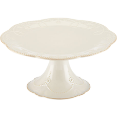 Microonde Sicuro Piatti per Torte Lenox French Perle Medium Pedestal Piatto per Torte 21.59cm