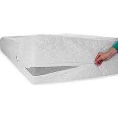 Mattress Covers Remedy Bed Bug and Dust Mite Mattress Cover White (203.2x99.06cm)