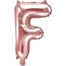 Pink Bogstavballoner PartyDeco Folie ballon BOGSTAVER Rosegold, 35 cm F