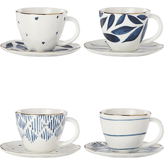 With Handles Espresso Cups Lenox Blue Bay Espresso Cup 11.8cl 4pcs