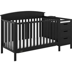 White Bedside Crib Graco Benton 4-in-1 Convertible Crib and Changer