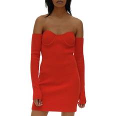 Helmut Lang Contour Mini Dress - Poppy