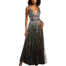 Mac Duggal Sequined Gown - Black